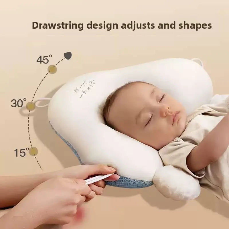 Baby Soothing Pillow Preschool Shaping Pillow Sleeping Pillow Correcting Head Deviation Newborn Preventing Head Deviation
