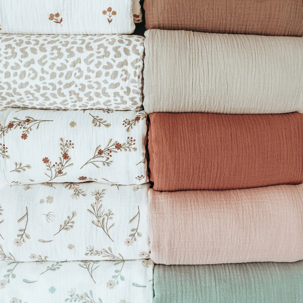 2PC Cotton Muslin Baby Swaddle Blankets Bedding Soft Receiving Blanket Newborn Baby Wrap Stroller Cover Babies Acceesories