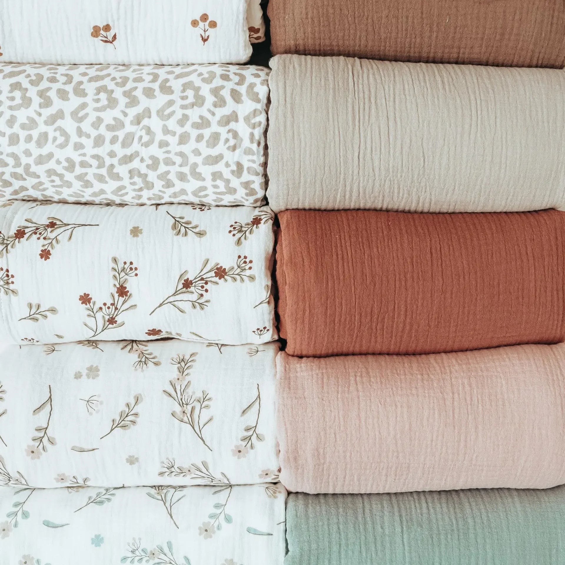 2PC Cotton Muslin Baby Swaddle Blankets Bedding Soft Receiving Blanket Newborn Baby Wrap Stroller Cover Babies Acceesories
