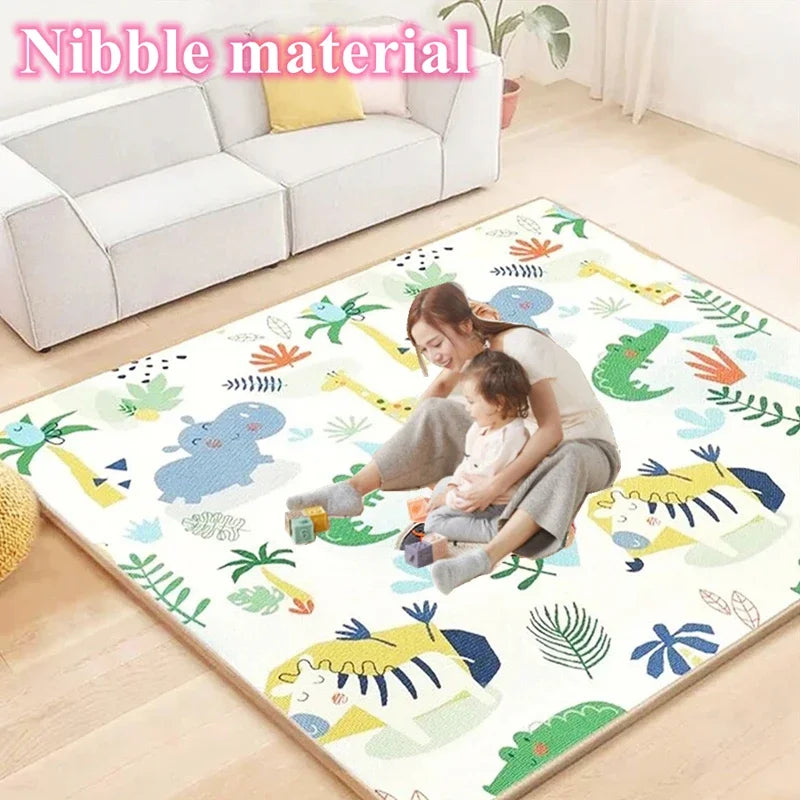 Crawling Play Mats Double Sided Pattern Baby Activities Non-toxic EPE Baby Activity Gym Room Mat Game Mat for Children's Mat Rug