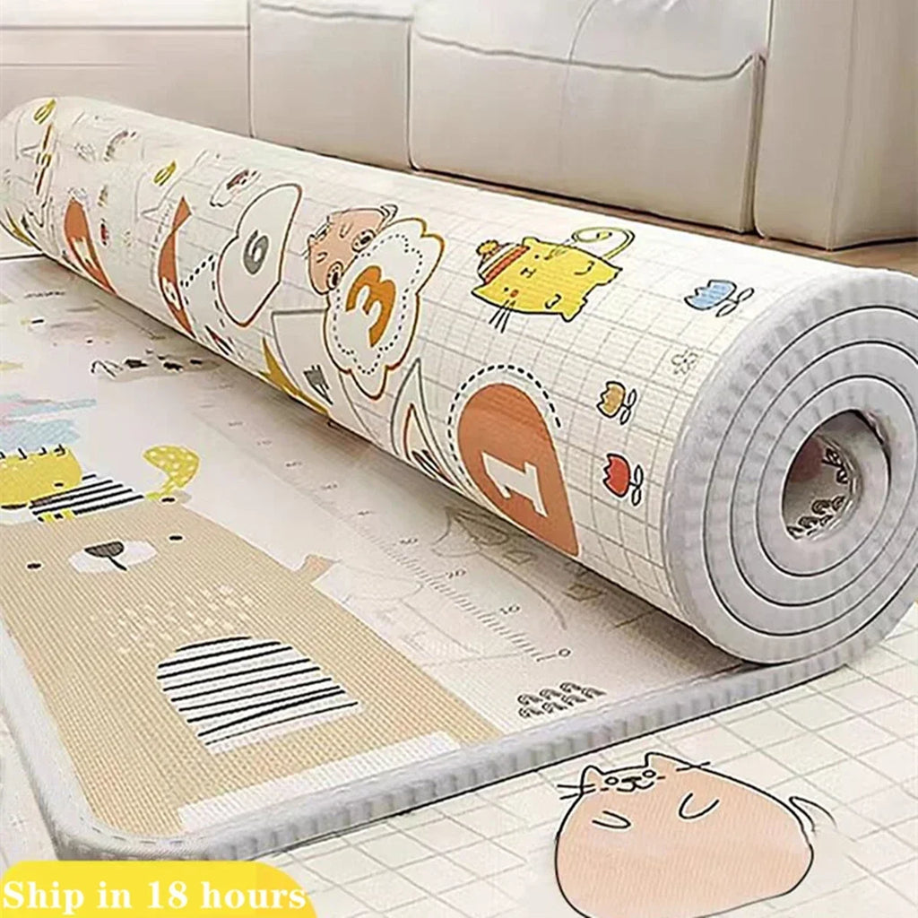 Crawling Play Mats Double Sided Pattern Baby Activities Non-toxic EPE Baby Activity Gym Room Mat Game Mat for Children's Mat Rug