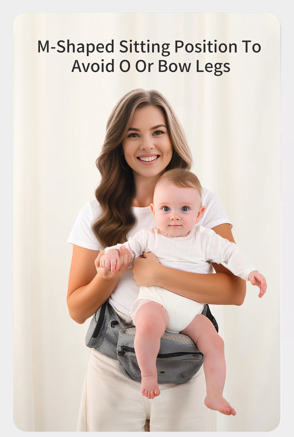 Fashion Baby Waist For 0-2Y Stool Front Hold Type Kids Carrier Widened Single Stool Infant Belt Hugging Support Multi-functional