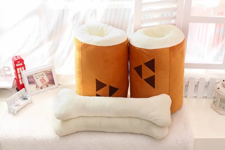 Hot Monster Hunter Huge Grilled Meat Pillow Plush Barbecu with Big Bone Stuffed Toy Children's Christmas Home Decoration Gift