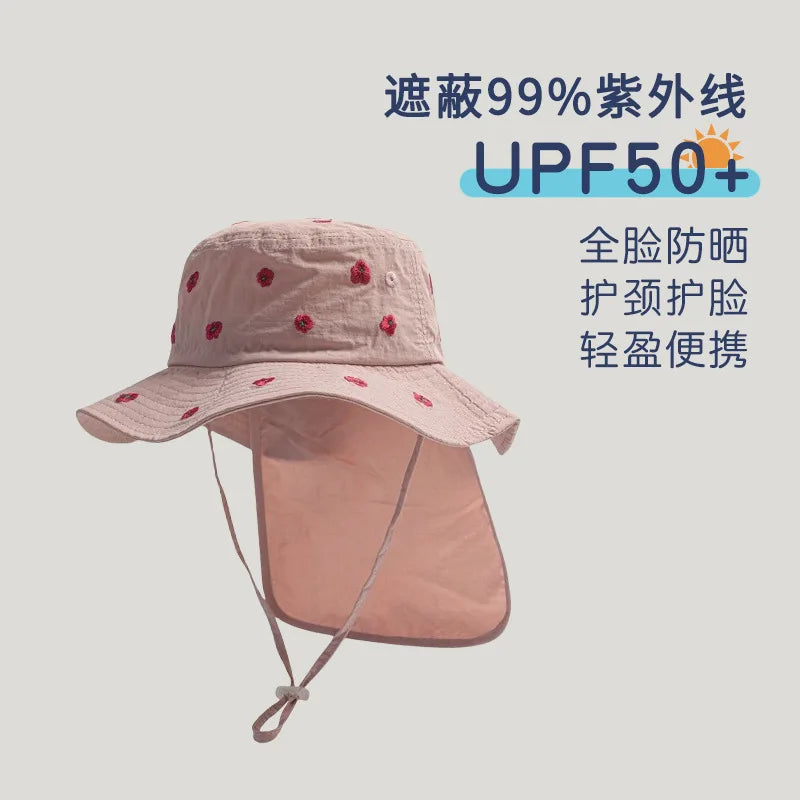 SunGuard Kids Quick Dry Sun Protection Hat Model SgHat01 For Summer Beach Boys And Girls