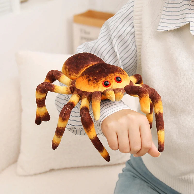 Nice Realistic Tarantula Spider Plush Toy 7 Styles Spooky Stuffed Animal Doll Forhalloween Decor, Prank Gifts And Party Favors