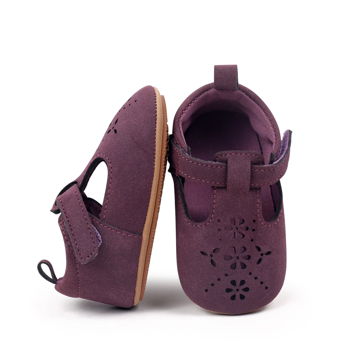 Baby Shoes For Boys And Girls, New Style, 0-1 Year Old, Hollow Out Rubber Sole, Anti-slip And Breathable Learning