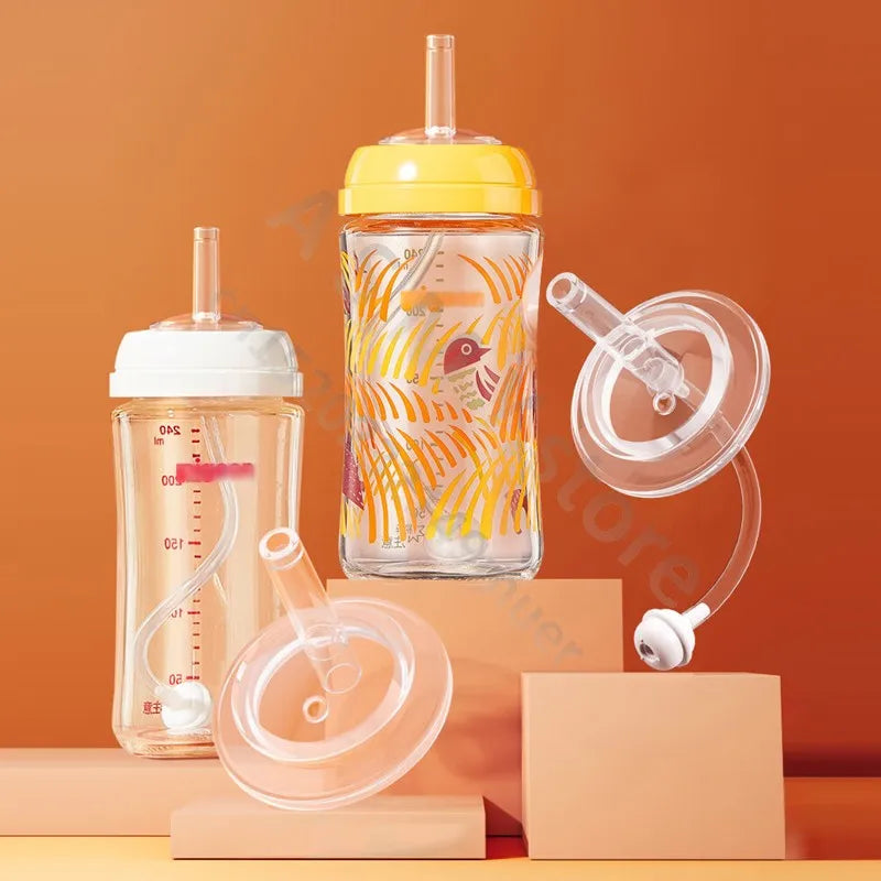 ANPEI for Pigeon 3 Wide Bottle Accessories/Nipple/Handle/Gravity Ball Straw Set