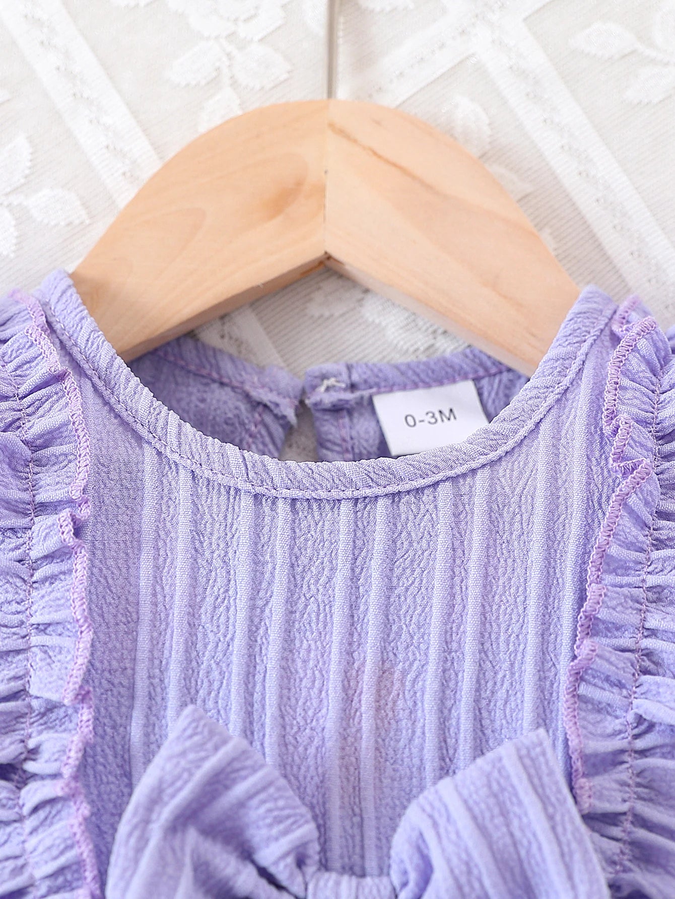 0-24 Months Cute Baby Girl Summer Dress Purple Ruffle Bow Princess Skirt+Headband 2Pcs Baby Clothing