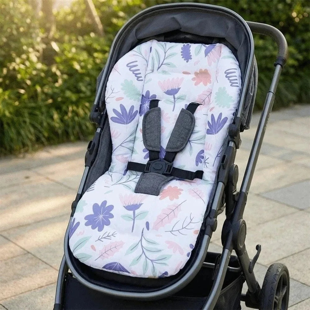 Cotton Material Baby Stroller Seat Cushion All Seasons Cartoon Pattern Dining Chair Cushions Comfortable Breathable