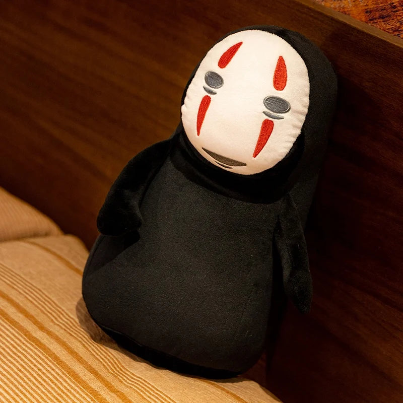 Japanese Anime No Face Man Stuffed Plush Toy Soft Figure Doll Home Decor Birthday Gift Intresting Movie Character Collectible