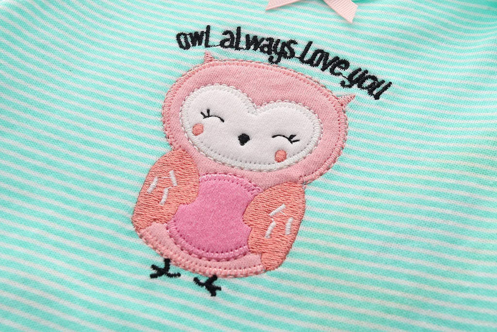 6-Piece Cartoon Cute Baby Unisex Bodysuits Summer Short Sleeve Newborn Boy Girl Onesies 0-12 Months Infant Clothes