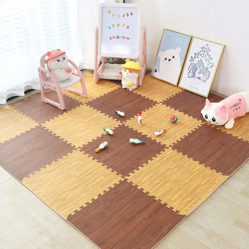 Baby Eva Foam Play Gym Puzzle Mats Interlocking Tiles For Kids Crawling Soft Floor