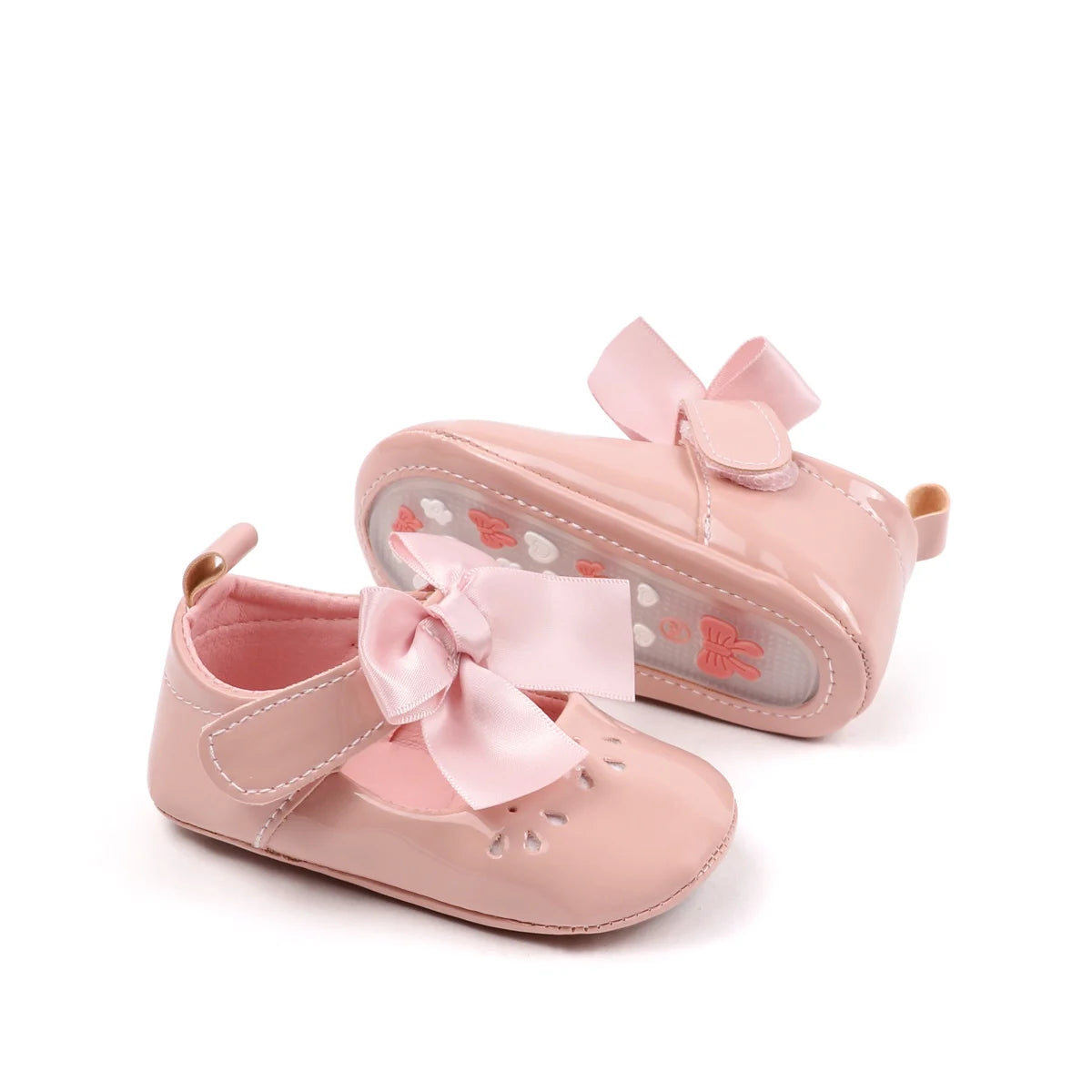 Casual Cute Solid Color Home Shoes For Baby Girls Lightweight Non-slip Walking Shoes For Indoor Spring And Summer Anti slip