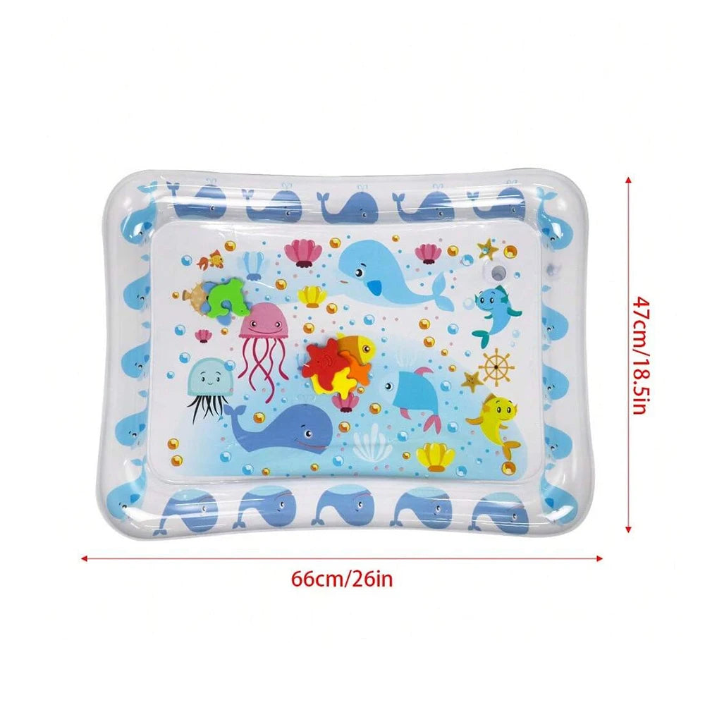 Baby Water Play Mat Inflatable Toys PVC Children's Mat For Tummy Time And Educational Play