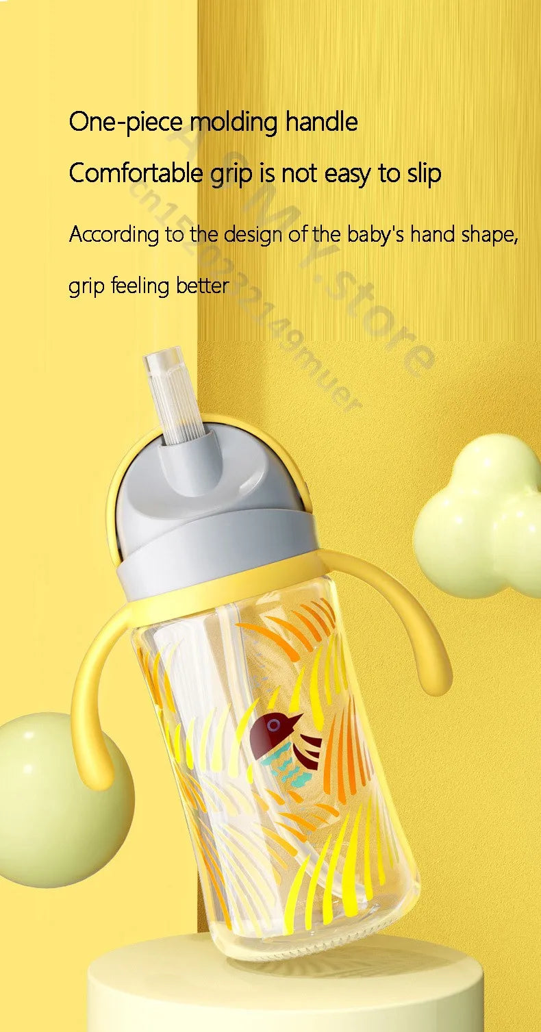 for Pigeon 3rd generation bottle/wide diameter bottle/bottle conversion straw cup head+handle/glass and PPSU universal