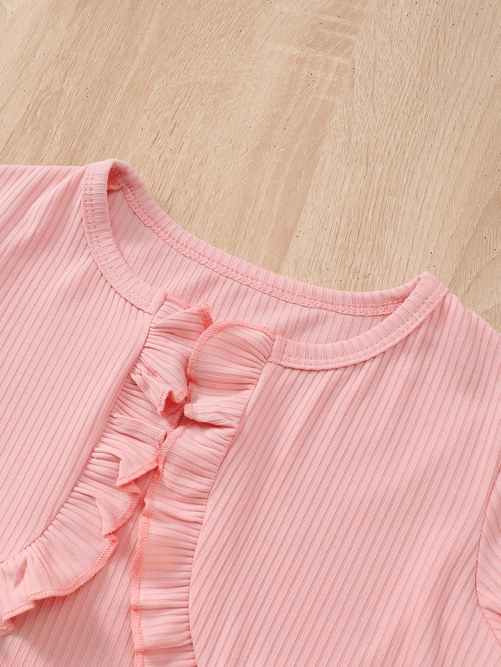 4-7 Year old Girls' Round Neck Floral Sleeveless Dress+Pink Long Sleeved Shawl 2Pcs/Set Girls' Spring and autumn Fashion Dress