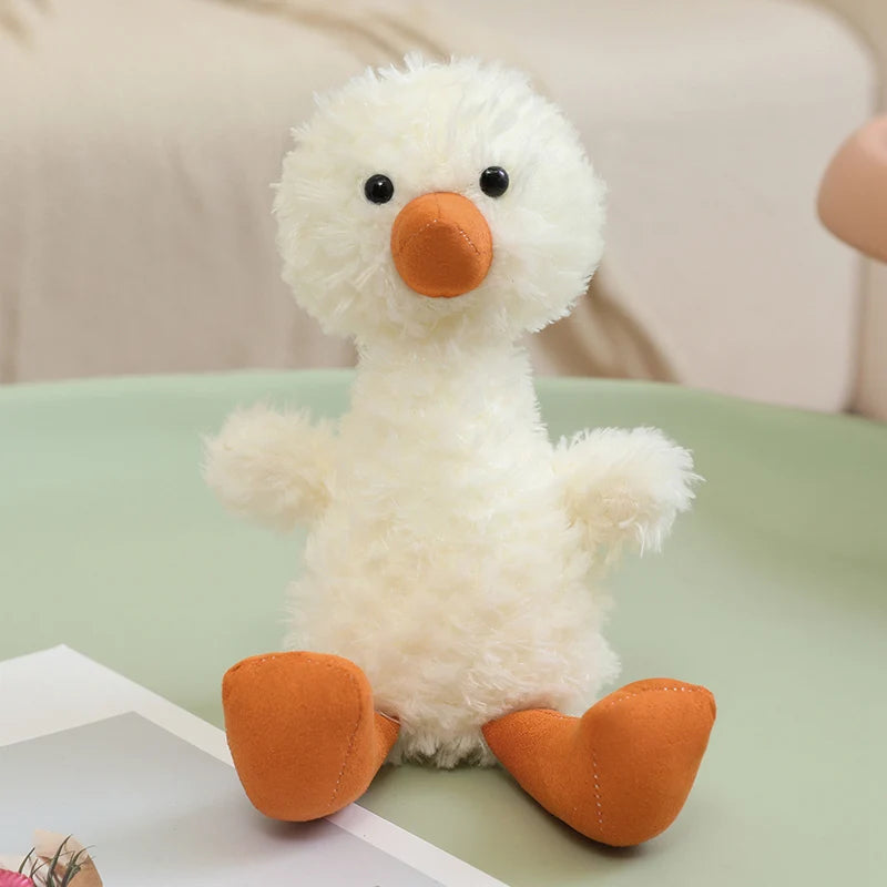 20cm Soft Furry Plush Toys Cute Stuffed Animals Fox Owl Pig Lamb Chick Duck Cuddly Companions