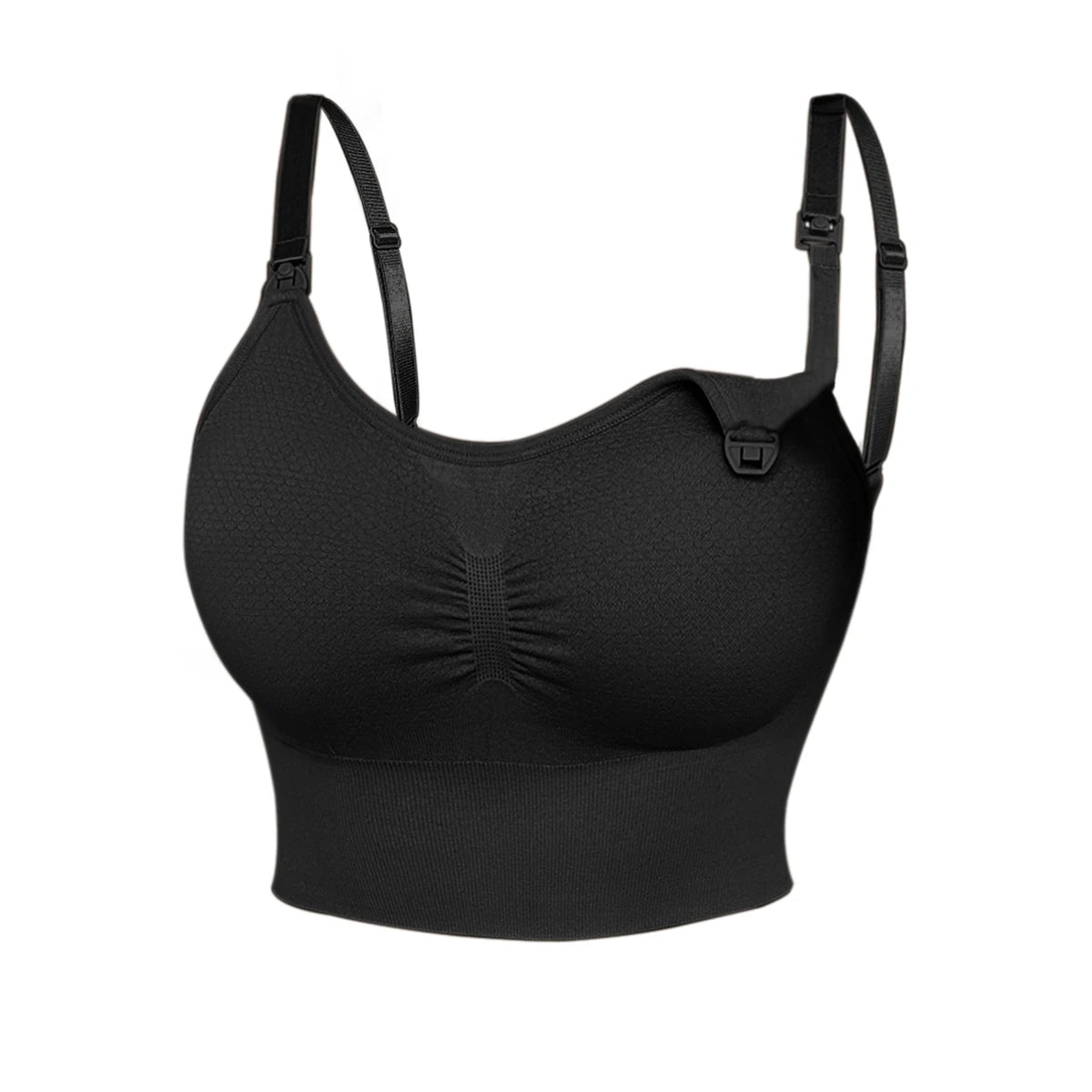 Bravado Designs Nursing Bra Nude Wireless Detachable Padding Soft Comfort Fit Model Bdn001