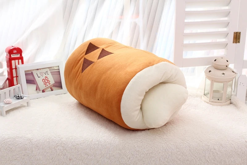 Hot Monster Hunter Huge Grilled Meat Pillow Plush Barbecu with Big Bone Stuffed Toy Children's Christmas Home Decoration Gift