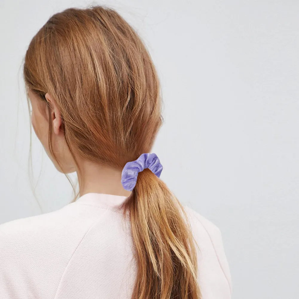 16pcs/set Velvet Round Frame Flexible Hair Ring for Girl Hair Holder Horsetail Head Rope Rubber Strapping Hair Accessories Gifts