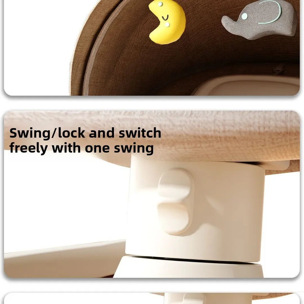 Electric Baby Rocker Swing and Soothing Bassinet with Music