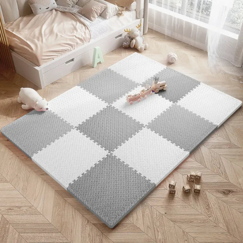 Interlocking Ethylene Vinyl Acetate Foam Play Mat Patchwork Soft Floor Mat For Toddler Play Model PM01