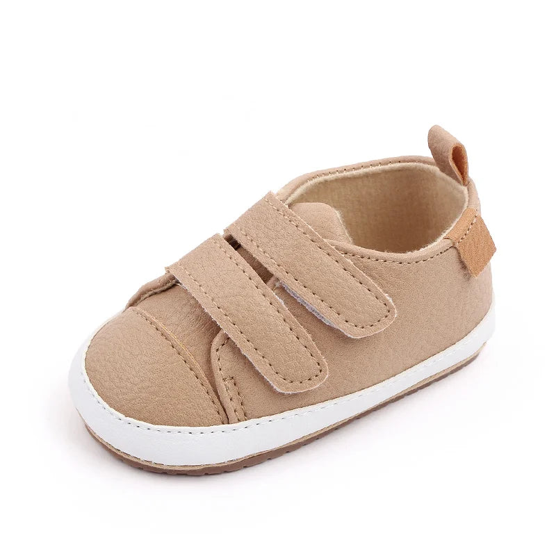 2025 New Fashion Baby Casual Sneaker Spring and Autumn Soft PU and TPR Sole Anti-slip High Quality Hot Selling for 0-18M