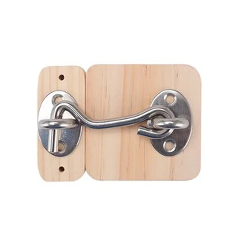 Montessori Busy Board DIY Accessories Unlock Door Latch Anti Theft Lock Wheel Educational toys Sensory Training For Children Toy