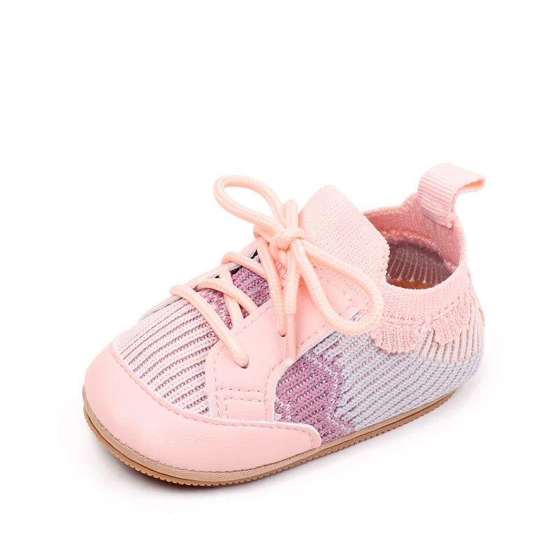 2025 Spring And Autumn 0-18M Baby Boys and Girls Pre-walking Indoor Outdoor Toddler Shoes Casual Sports Style With Soft Sole
