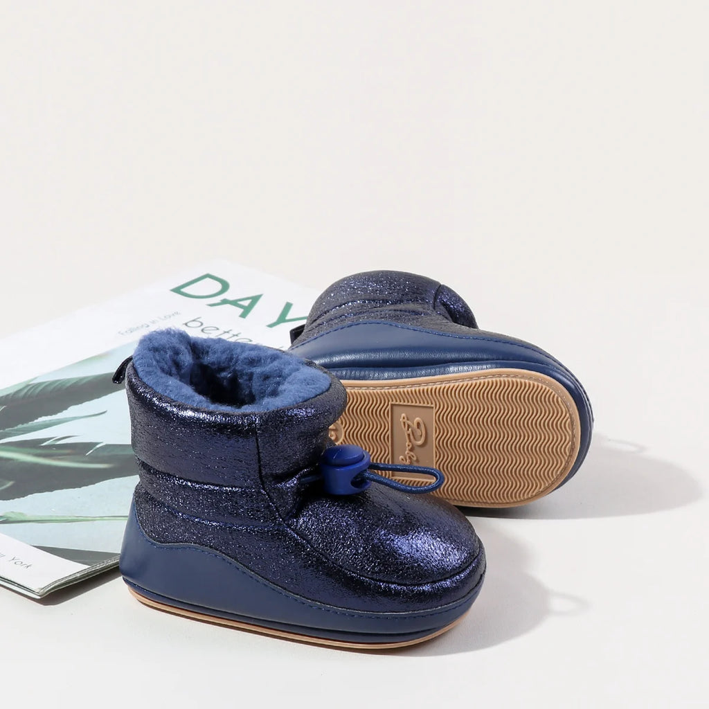 Toddler Shoes For 0-18M 2025 New Style Winter Padded and Thick Women's Shoes Warm Snow Boots Made Of Cotton Snow Boots