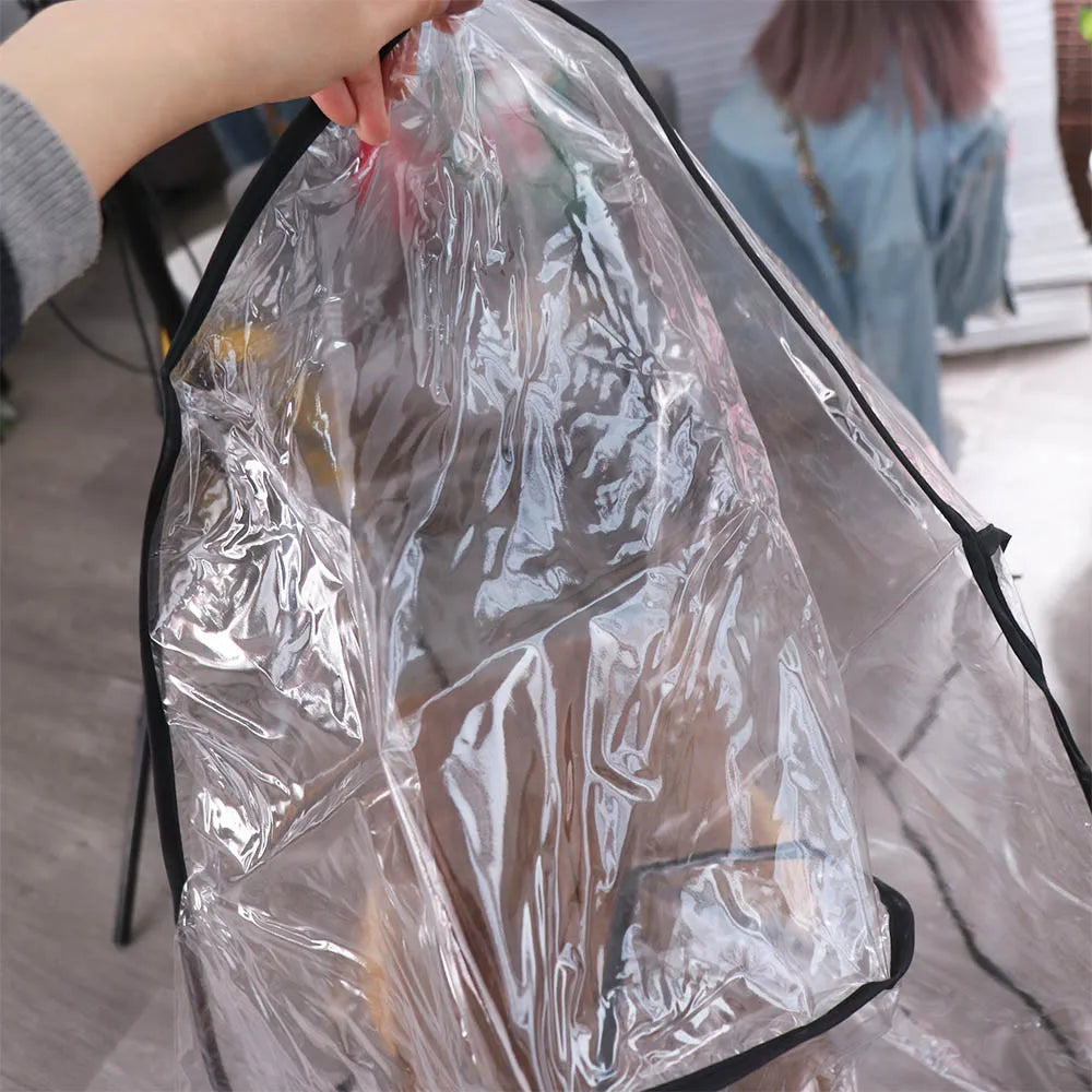 Transparent Baby Stroller Rain Cover Outdoor Windproof Baby Pram Rain Cover Waterproof Travel Pushchair Raincoat