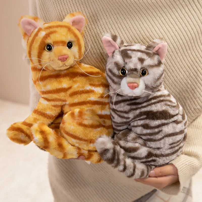 Hot Kawaii Cat Plush Doll Soft Stuffed Animal Simulation Plush Kitten Toys for Children Cartoon Kids Girl Baby Birthday Gift