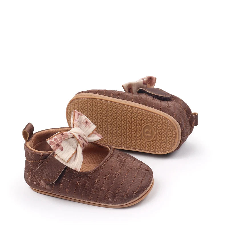New Spring And Autumn Baby Girls First Walking Indoor Outdoor Toddler Shoes With Fashion Design For 0-18M Baby Princess Shoes