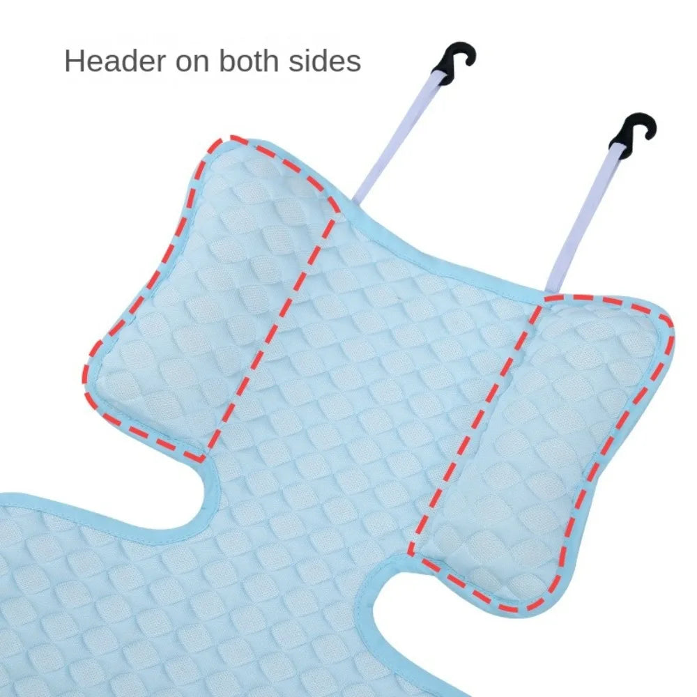 Comfortable Baby Stroller Cooling Seat Mat Soft Breathable Baby Stroller Cushion Solid Color Seat Liner Pushchair Car Mat