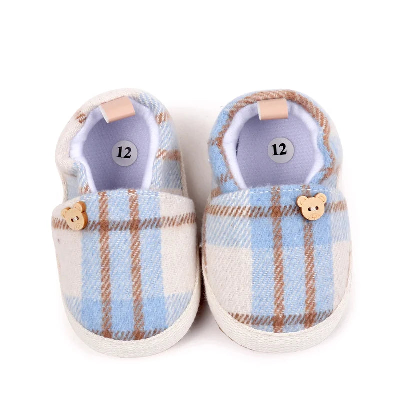2025 Spring And Autumn Baby Boys And Girls First Walking Toddler Shoes With Fashion Color Block Design And Soft TPR Sole