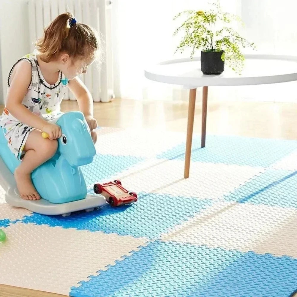 8Pcs/16Pcs 30x30x1cm Baby Puzzle Floor Mat Anti-slip Kids Carpet Bebe Mattress EVA Foam Water Proof Baby Play Mat for Children