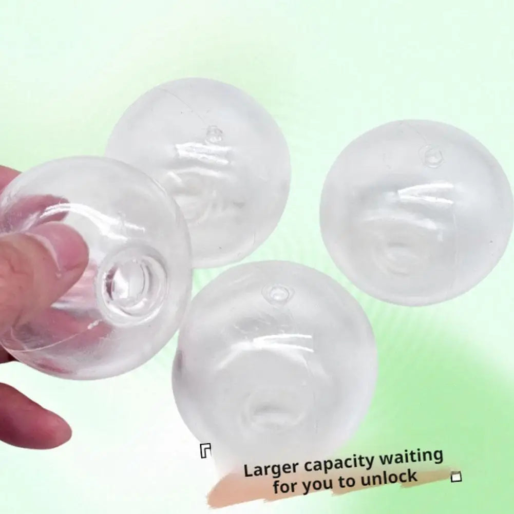 DIY Empty Ball Shell for Handmade Squishy Toy Clear Soft Rubber Skin for Maltose Squeeze Ball Creative Stress Relief Toy