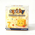 Slow Rising Cheese Squishy Toy Slow Rebound Soft Cheese Shape Squishy Toy Stretchy Moldable Simulated Butter Squeeze Toy