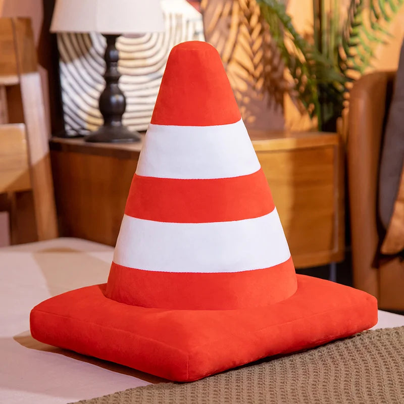 Hot Simulation Vehicle Plush Pillow Creative Roadblock Road Railing Toys Stuffed Soft For Home Decor Prop Sleeping Cushion