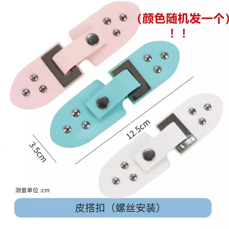 Montessori Busy Board Accessories Leather Buckle Switch Light Plug Wooden Toy Educational Toy Model MBA01