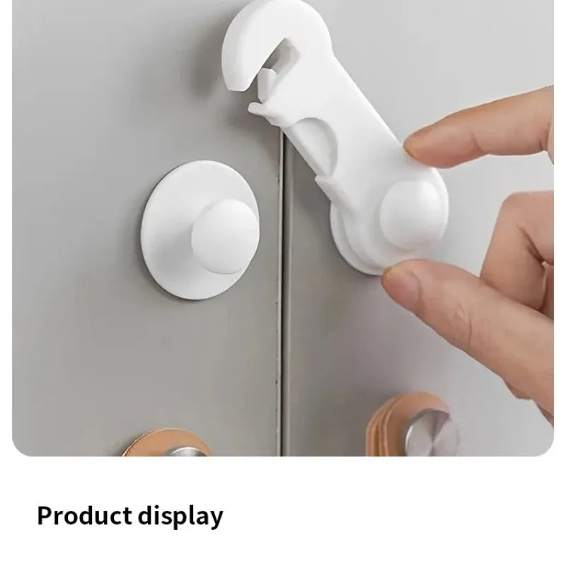 2-6Pcs Security Protection Lock Home Baby Safety Multifunction Drawer Lock Child Protect Toilet Refrigerator Lock Door Buckle