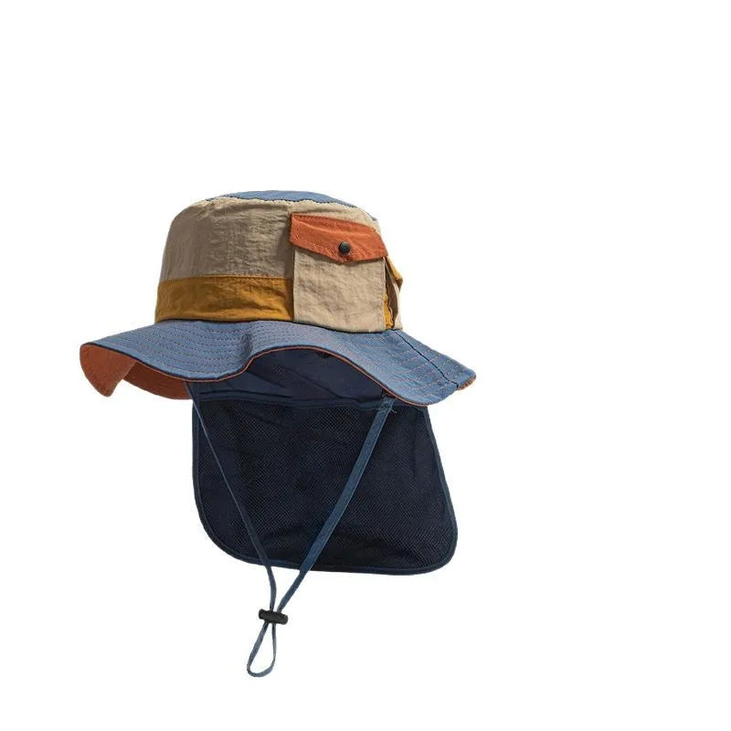 Children's summer quick-dry sun protection hat for boys and girlsinsBaby hat, fisherman hat, sun hat, beach hat