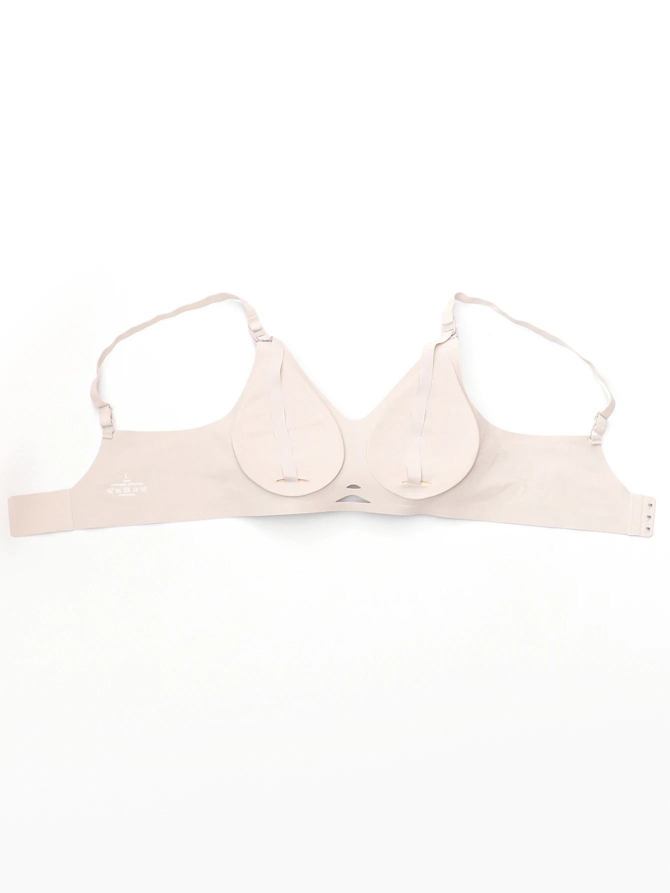 New Pregnant Women'S Front Opening Bra With Comfortable And Seamless V-Neck And Removable Cups Design Daily Breastfeeding Bra