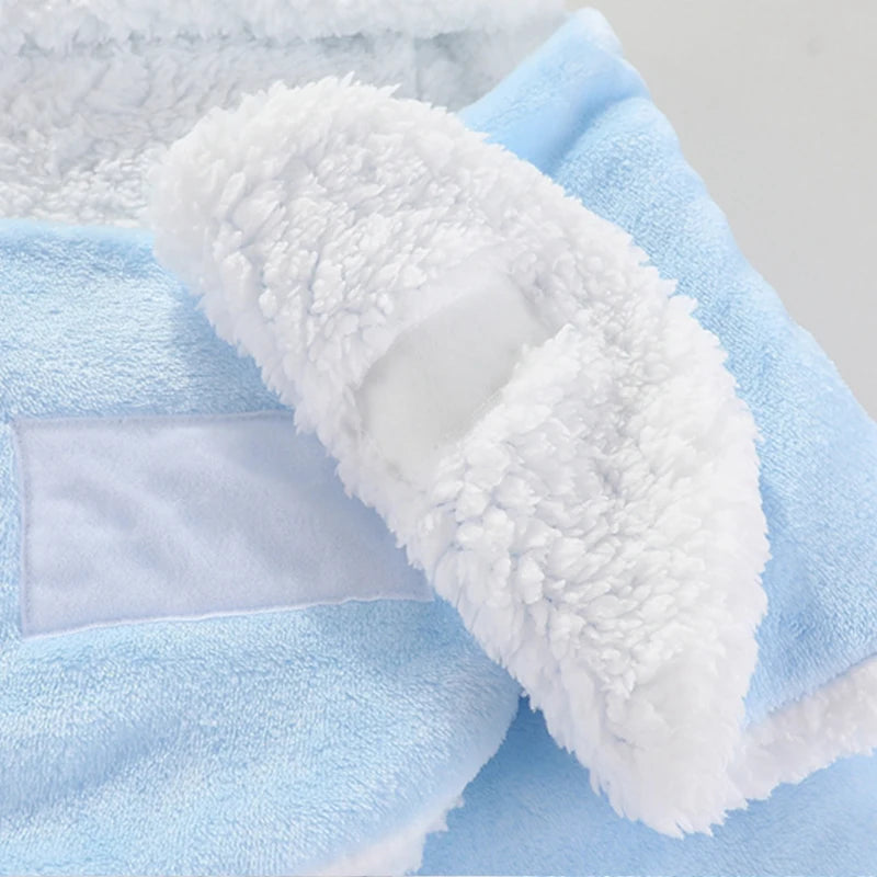 Baby Sleeping Bags Autumn and Winter Soft Newborn Baby Wrap Blankets Cartoon Cocoon for babies Flannel Warm Baby Sleepsack 0-9M