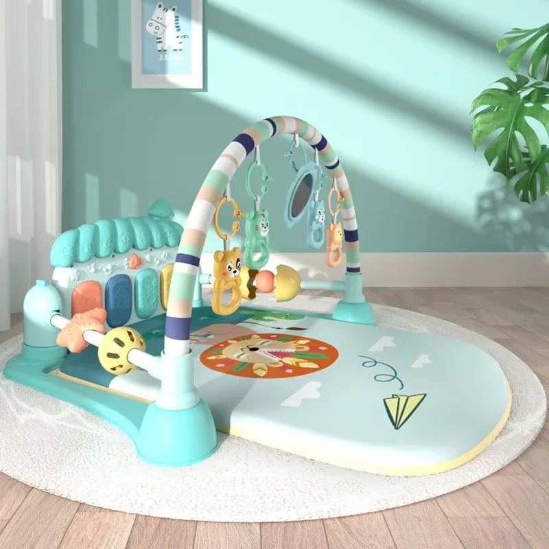 Baby Fitness Piano Mats Cute Toddler Indoor Activity Crawling Musical Educational Gym Soft Playmat For Newborn Baby Infant Gifts