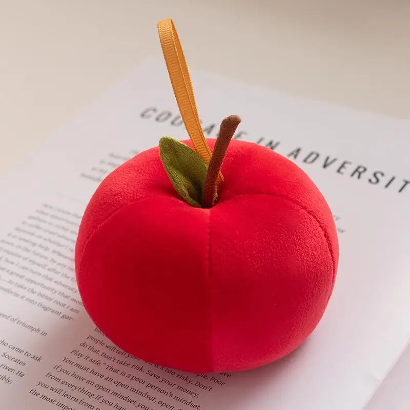 Apple Plush Toy Mini Hanging Decor Delicate Cute Colorful Lifelike Apple Ornament Appl-01