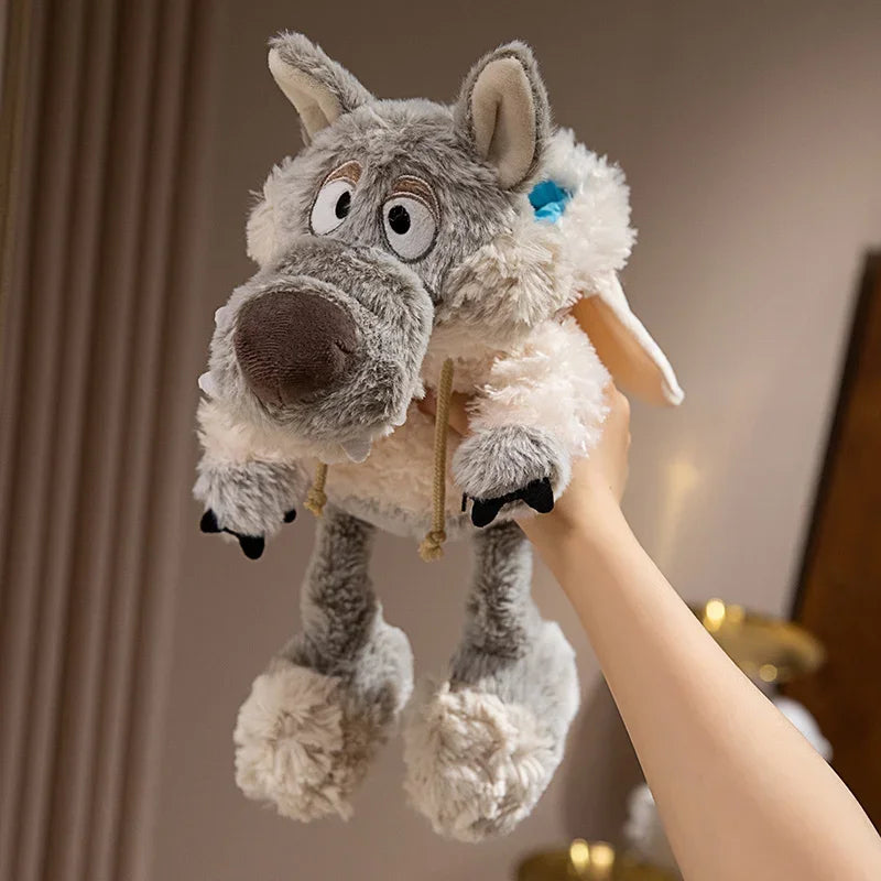 Camouflaged Wolf Plush Toy Sleepy Sheep Doll Forest Family Muppets Soft Sleep Pillow Wolf in Sheep's Clothing Birthday Gift