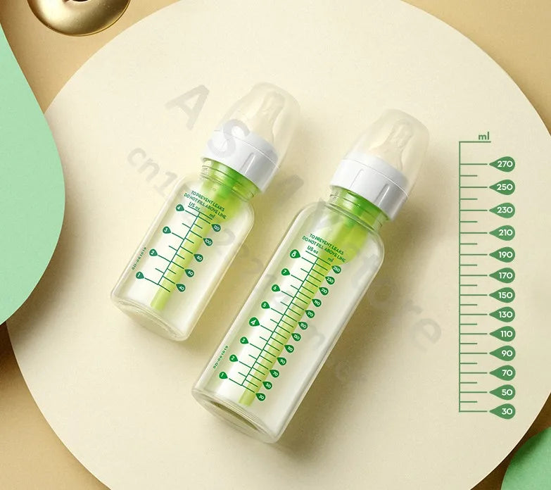 Dr. Brown's newborn Glass baby bottle/Anti-colic/baby glass bottle/standard caliber/120ML 250ML