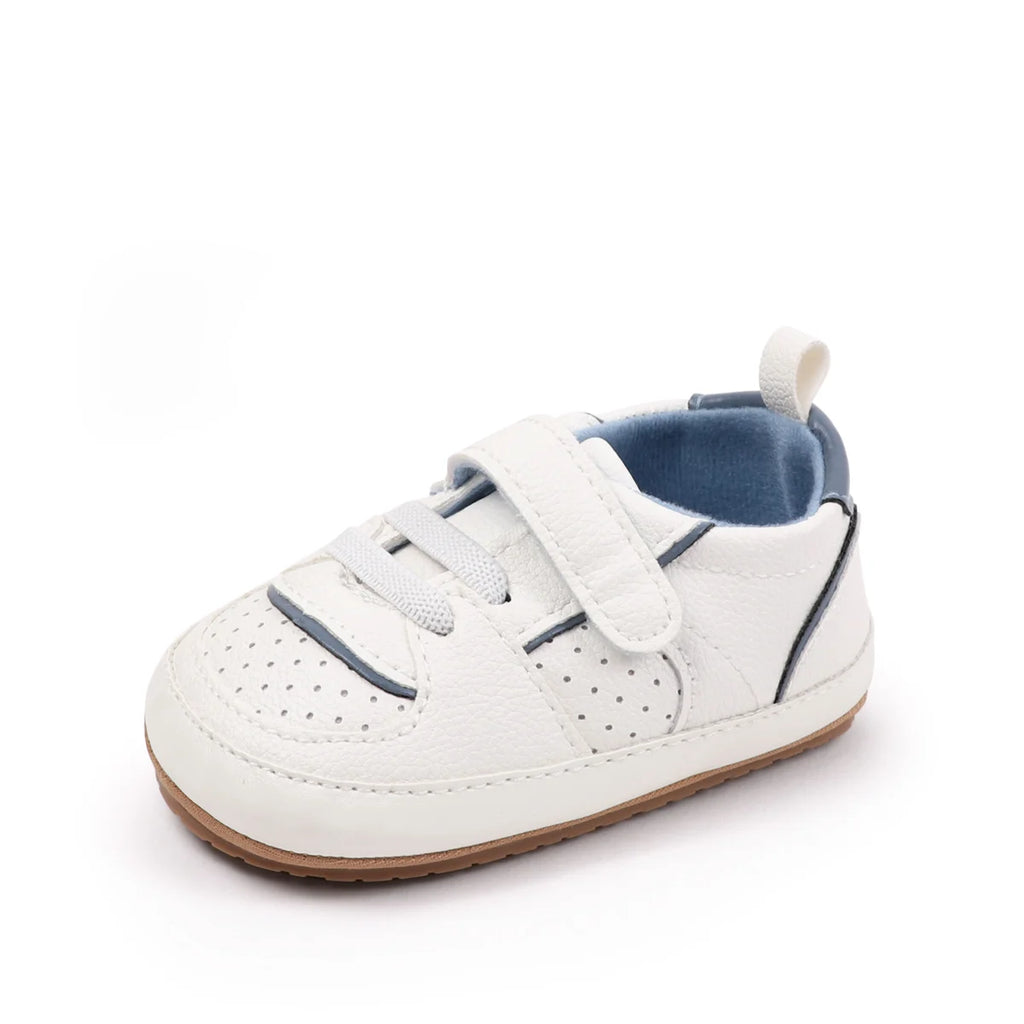 2025 New Style Baby Unisex First Walking Indoor Outdoor Toddler Shoes For 0-18Months With High Quality PU Leather And TPR Sole