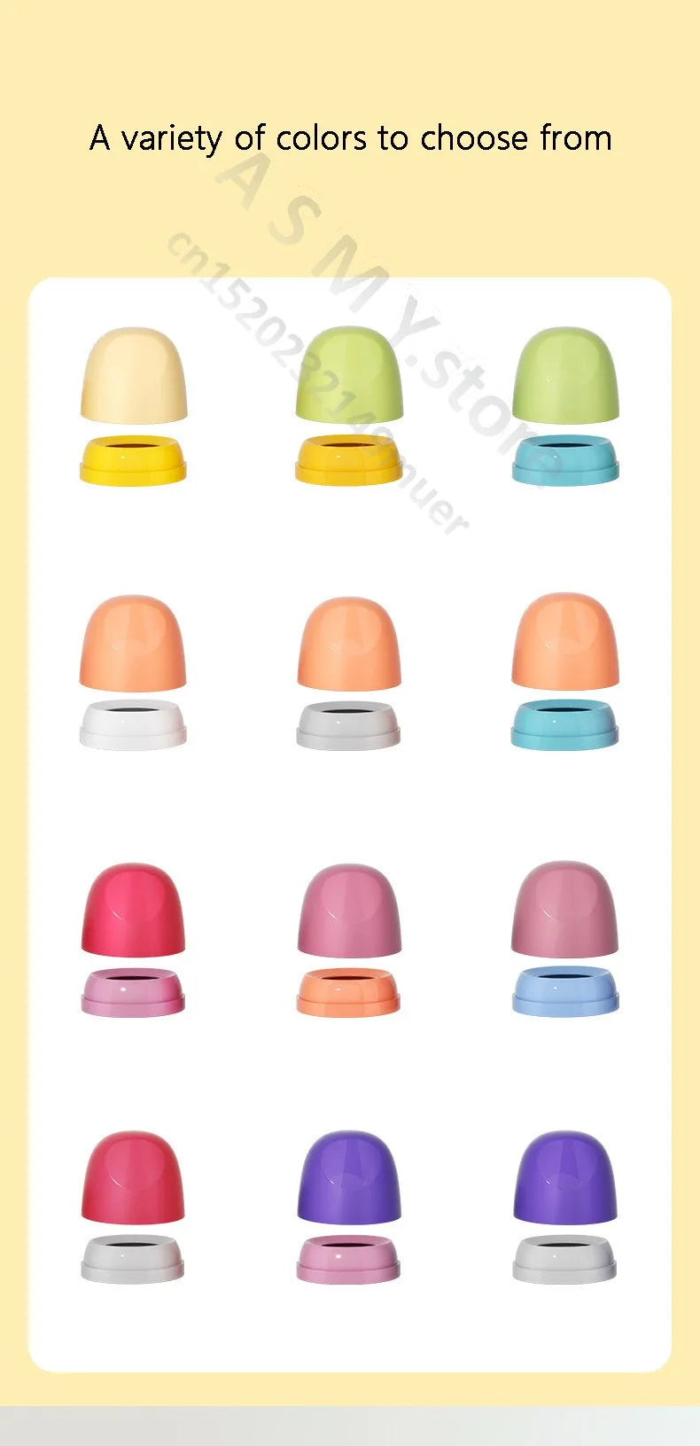 for Pigeon 3rd generation wide mouth bottle / bottle accessories / Pigeon handle / Pigeon cap screw teeth dust seal cap